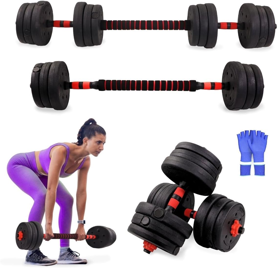 Kit de Mancuernas Ajustables (20kg)